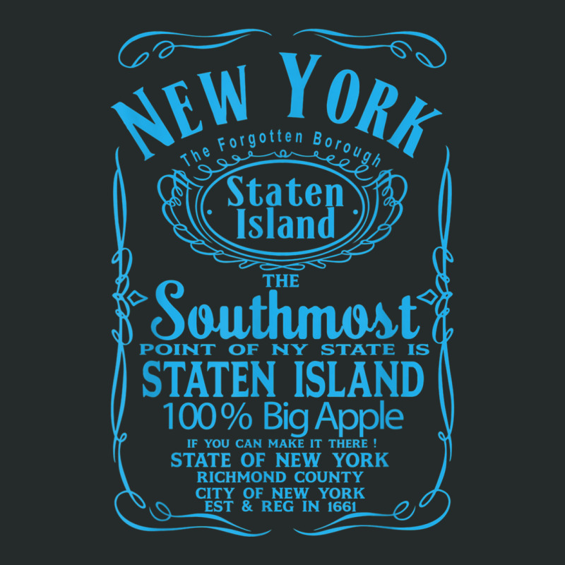 New York City Staten Island Usa United States T Shirt Women's Triblend Scoop T-shirt by cm-arts | Artistshot