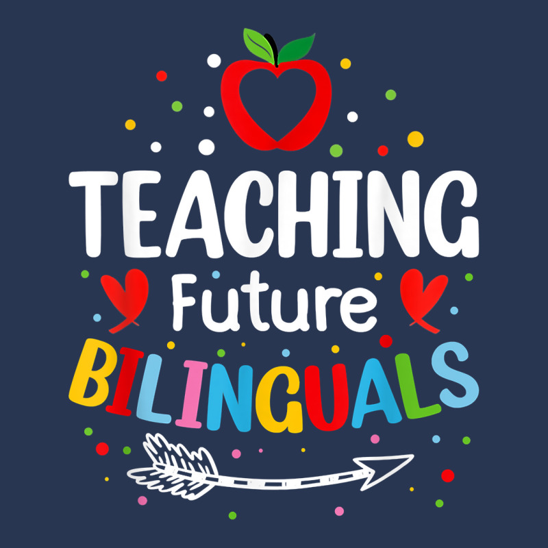 Teaching Future Bilinguals   Spanish Teachers Back To School T Shirt Men Denim Jacket by cm-arts | Artistshot