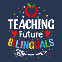 Teaching Future Bilinguals   Spanish Teachers Back To School T Shirt Ladies Denim Jacket | Artistshot