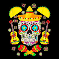 Fiesta Party Sugar Skull Rose Calavera Mexican Cinco De Mayo T Shirt Women's V-neck T-shirt | Artistshot