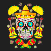 Fiesta Party Sugar Skull Rose Calavera Mexican Cinco De Mayo T Shirt Ladies Polo Shirt | Artistshot