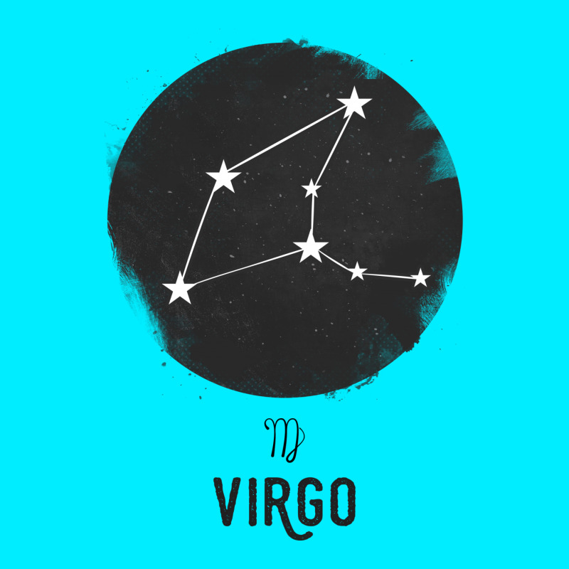 Minimal Virgo Zodiac Sign Landscape Canvas Print | Artistshot