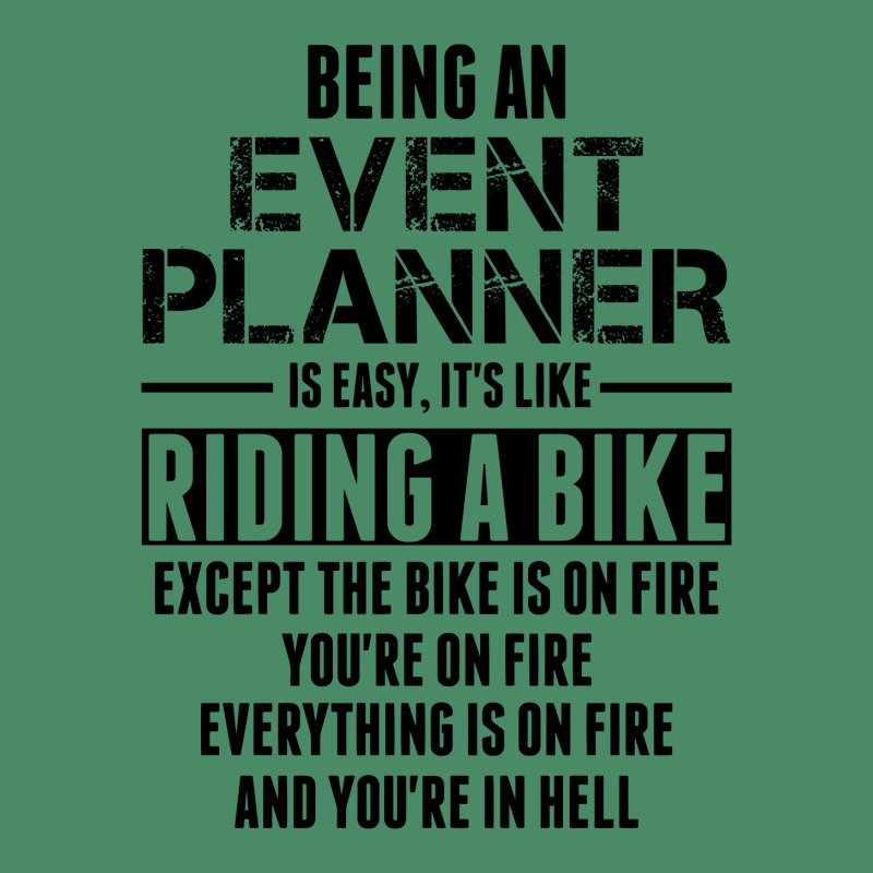 Being An Event Planner Like The Bike Is On Fire Landscape Canvas Print | Artistshot