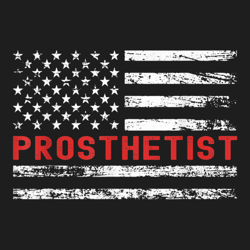 Prosthetist Usa Flag Profession Retro Job Title Classic T-shirt by Skunk | Artistshot