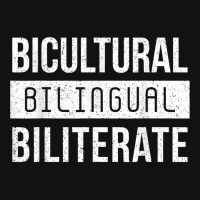 Bicultural Bilingual Bilterate Language Spanish Teacher Esl T Shirt Scorecard Crop Tee | Artistshot