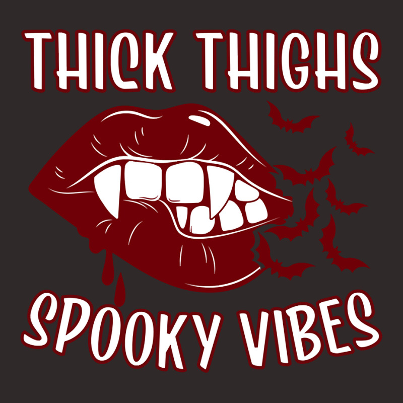 Thick Thighs And Spooky Vibes Vampire Women Bat Lips Pullover Hoodie Racerback Tank by cm-arts | Artistshot