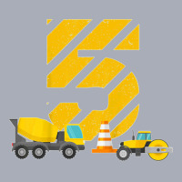 Kids 5th Birthday Boy Construction Worker Construction Site T Shirt Tank Dress | Artistshot