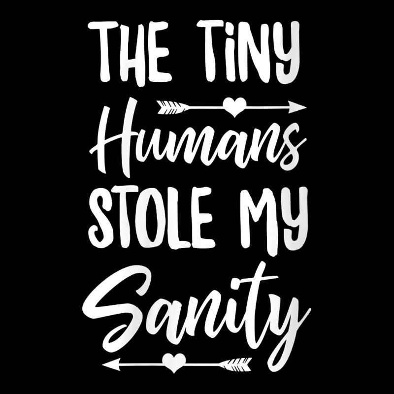 Womens The Tiny Humans Stole My Sanity Funny Mom Saying Mom Life V Nec Adjustable Cap by mantewipuortog | Artistshot