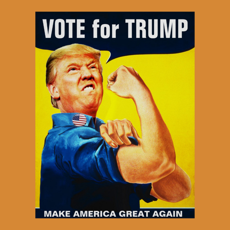 Donald Trump Rosie The Riveter 2016 Build A Wall Landscape Canvas Print | Artistshot