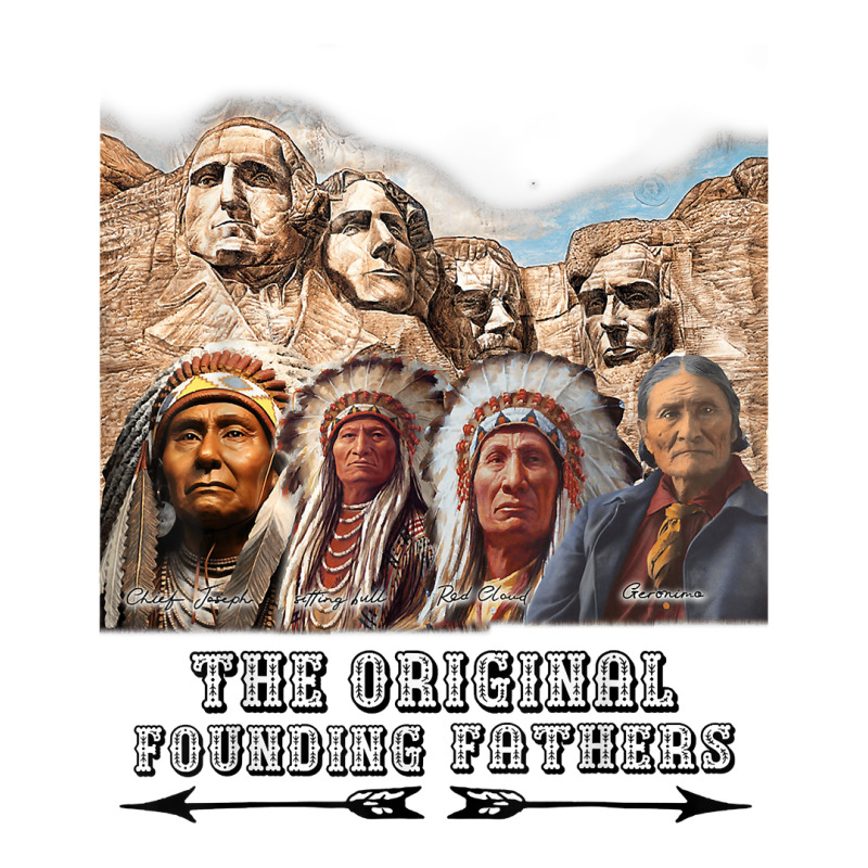 Original Founding Fathers Native American Retro Tribe Pride T Shirt Sticker | Artistshot