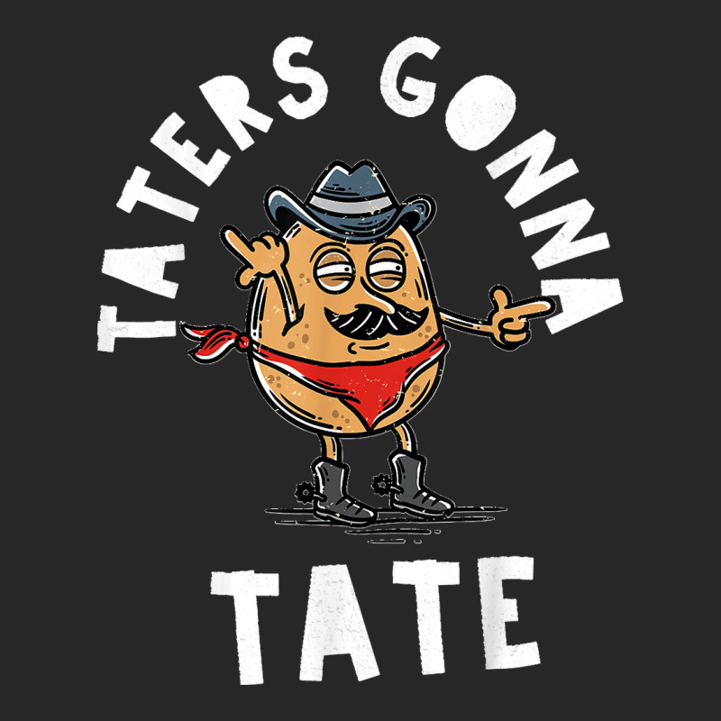 Mustache Cowboy Potato Taters Gonna Tate Funny Tate Tot Food T Shirt C Men's T-shirt Pajama Set | Artistshot