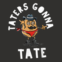 Mustache Cowboy Potato Taters Gonna Tate Funny Tate Tot Food T Shirt C Champion Hoodie | Artistshot