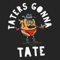 Mustache Cowboy Potato Taters Gonna Tate Funny Tate Tot Food T Shirt Unisex Hoodie | Artistshot