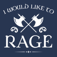 Barbarian - I Would Like To Rage Ladies Denim Jacket | Artistshot