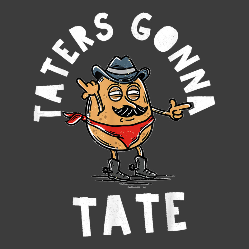 Mustache Cowboy Potato Taters Gonna Tate Funny Tate Tot Food T Shirt Men's Polo Shirt | Artistshot