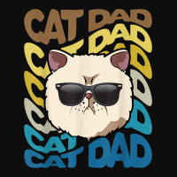 Retro Vintage Cool Exotic Shorthair Cat Dad Kitty Dad Crop Top | Artistshot