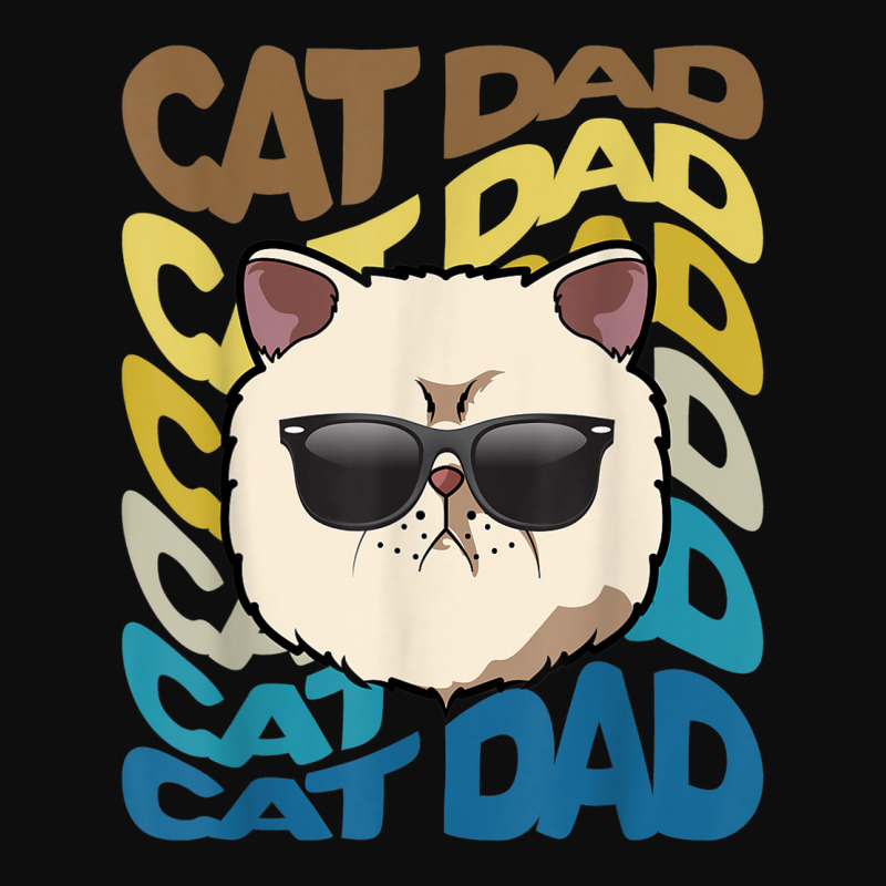 Retro Vintage Cool Exotic Shorthair Cat Dad Kitty Dad Crop Top by Scout | Artistshot