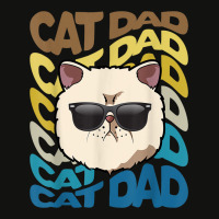 Retro Vintage Cool Exotic Shorthair Cat Dad Kitty Dad Scorecard Crop Tee | Artistshot