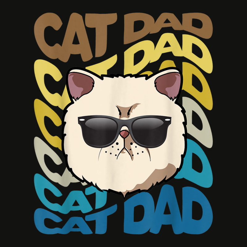 Retro Vintage Cool Exotic Shorthair Cat Dad Kitty Dad Scorecard Crop Tee by Scout | Artistshot