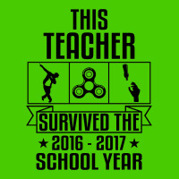 This Teacher Survived The 2016 2017 School Yea Portrait Canvas Print | Artistshot