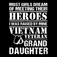 Vietnam Veteran Granddaughter Portrait Canvas Print | Artistshot