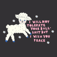 I Will Not Tolerate Your Bull Shit But I Wish You Peace Vintage Hoodie And Short Set | Artistshot