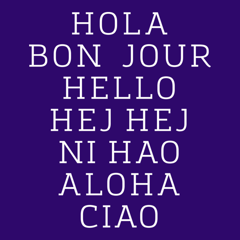 Hello 7 Languages Hola Bonjour Ni Hao Chinese French Italian Landscape Canvas Print | Artistshot