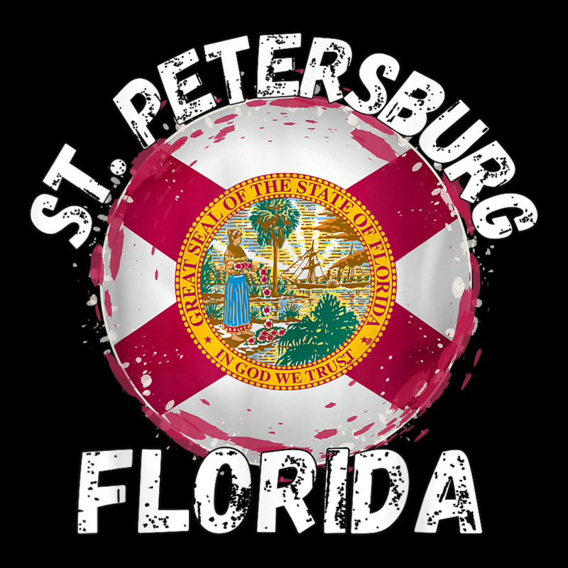 Retro St. Petersburg Florida Apparel Long Sleeve Baby Bodysuit by Fly | Artistshot