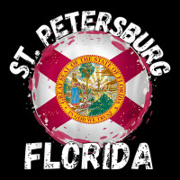 Retro St. Petersburg Florida Apparel Cropped Hoodie | Artistshot