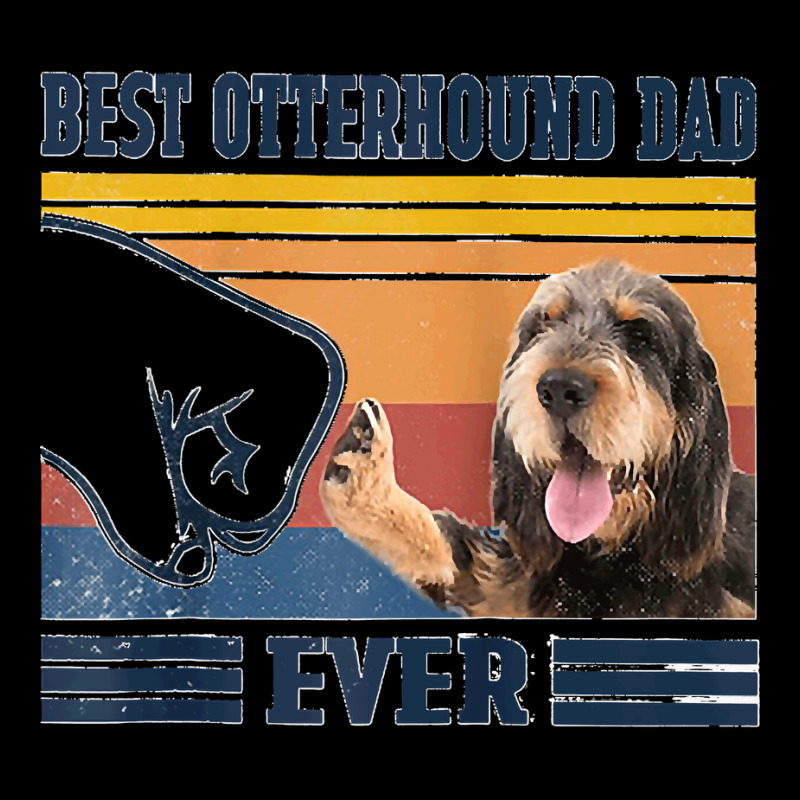 Mens Best Otterhound Dad Ever Funny Dog Lover Father's Day Gift Raglan V-Neck Tee by DonaldGutier | Artistshot