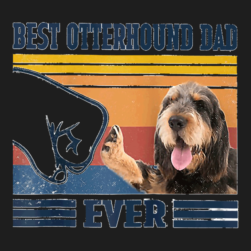 Mens Best Otterhound Dad Ever Funny Dog Lover Father's Day Gift Raglan Classic T-shirt by DonaldGutier | Artistshot