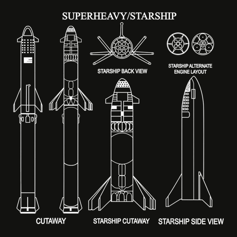 Starship Sn15 To The Moon T Shirt Scorecard Crop Tee by cm-arts | Artistshot