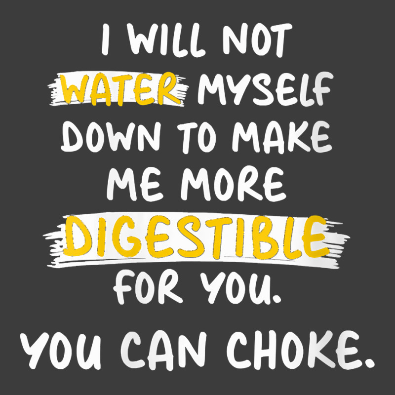 Womens I Will Not Water Myself Down To Make Me More Digestible V Neck Men's Polo Shirt by cm-arts | Artistshot