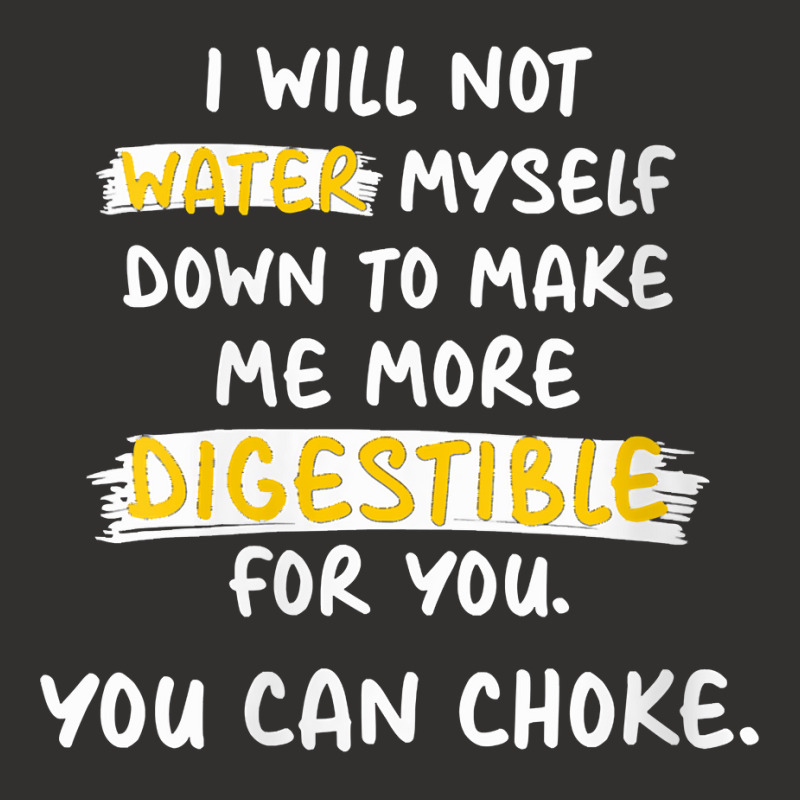 Womens I Will Not Water Myself Down To Make Me More Digestible V Neck Champion Hoodie by cm-arts | Artistshot