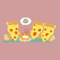 Pizza Campfire Story Portrait Canvas Print | Artistshot