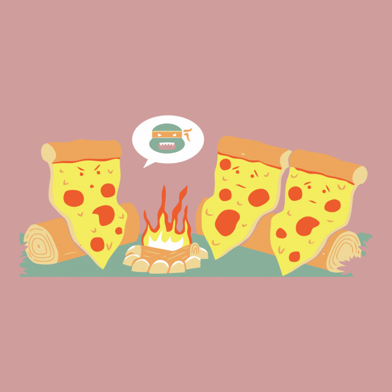 Pizza Campfire Story Portrait Canvas Print | Artistshot