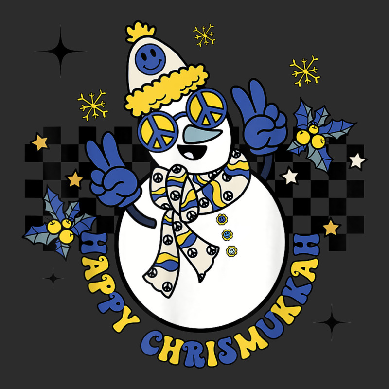 Retro Happy Chrismukkah Snowman Jewish Holiday Groovy Exclusive T-shirt | Artistshot