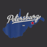 Petersburg West Virginia Wv Map Vintage Short | Artistshot