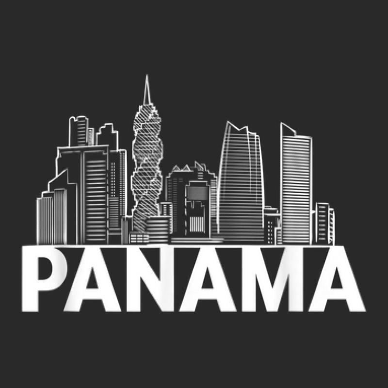 Panama City Skyline Silhouette Outline Sketch Printed hat by Short | Artistshot