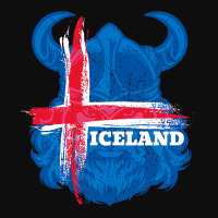 Iceland Flag Soccer Icelandic Football Fan Crop Top | Artistshot