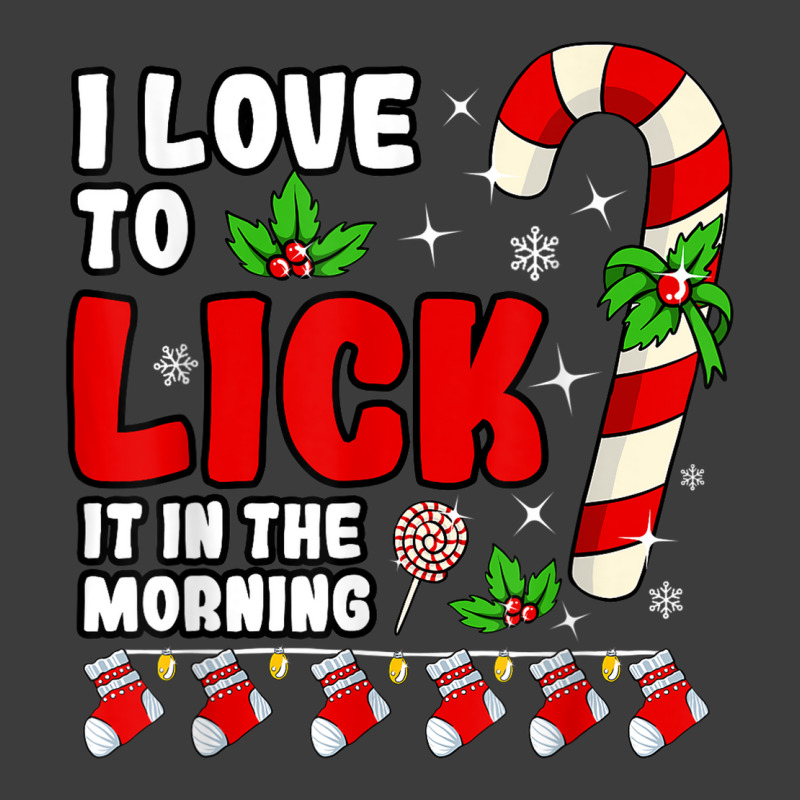 Love To Lick It In The Morning Adult Candy Cane Christmas Men's Polo Shirt by BooBug | Artistshot