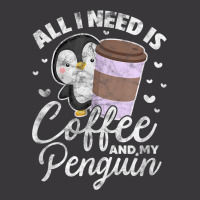 Penguin Coffee Sea Bird Lovers Distressed Ladies Curvy T-shirt | Artistshot