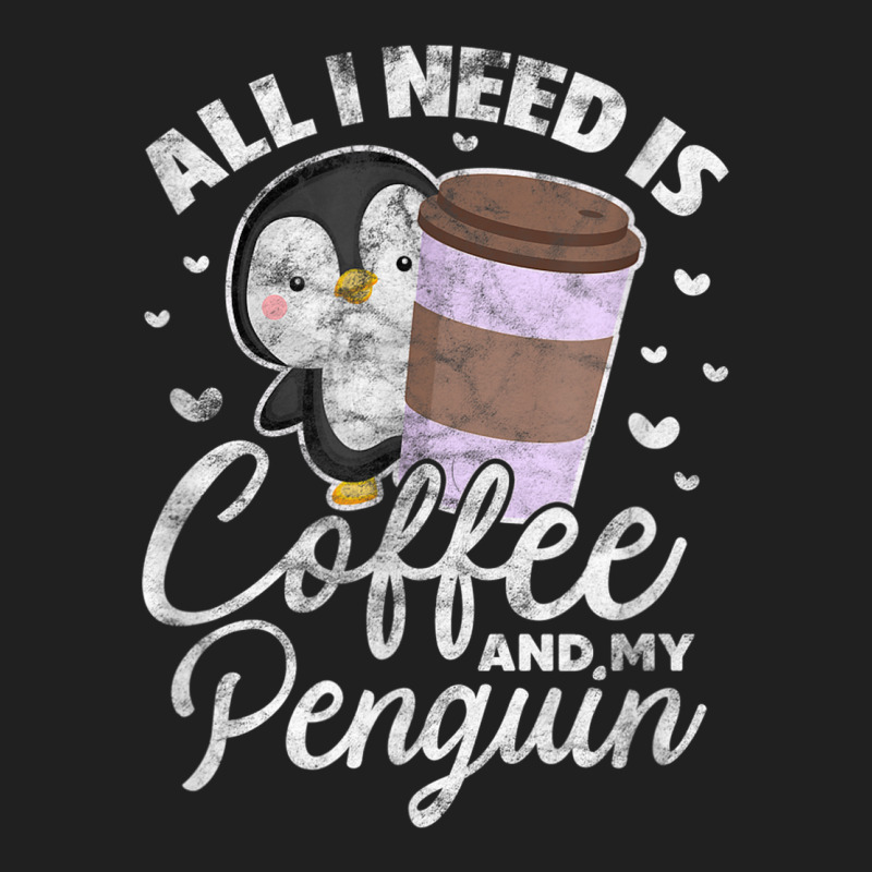 Penguin Coffee Sea Bird Lovers Distressed Ladies Polo Shirt by Skunk | Artistshot