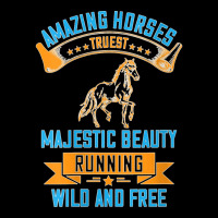 Womens Amazing Horses Truest Majestic Beauty Running Wild And Free V N Cropped Hoodie | Artistshot