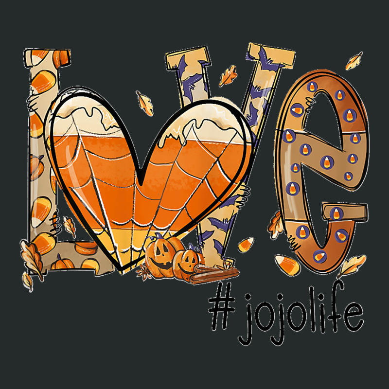 Womens Love Jojo Life Fall Season Autumn Pumpkin Halloween T Shirt Women's Triblend Scoop T-shirt by NataliaMata | Artistshot