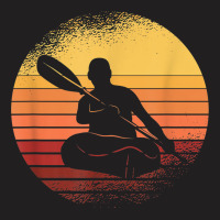 Retro Kayak Canoe Sunset Kayaking Paddling Kayaker T-shirt | Artistshot