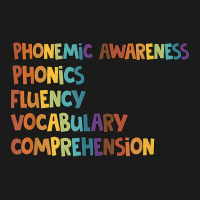 Phonemic Awareness Phonics Fluency Early Literacy Education T Shirt Full-length Apron | Artistshot