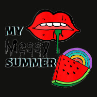 Out For Summer, Pride, Watermelon, Vacation Tank Top Scorecard Crop Tee | Artistshot