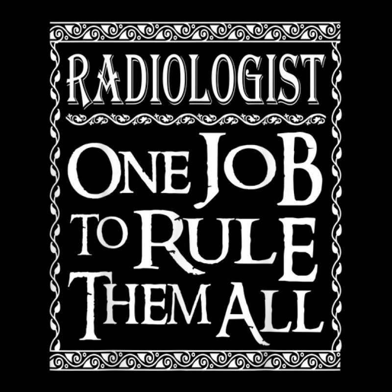 Radiologist One Job To Rule Them All Radiologist Adjustable Cap by Piggy | Artistshot