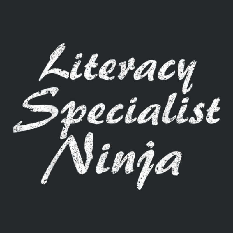 Literacy Specialist Tshirt Job Occupation Funny Work Title Crewneck Sweatshirt by Piggy | Artistshot